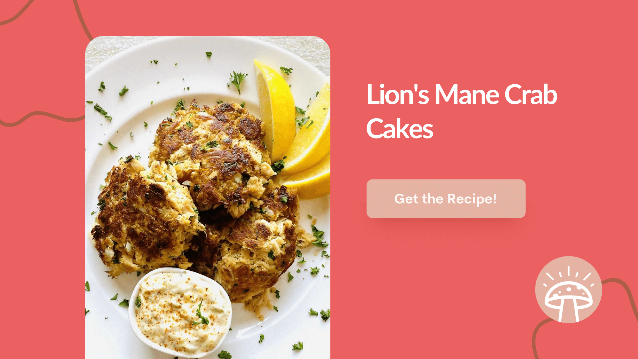Thanksgiving Mushroom Recipe - Lions Mane Crab Cakes