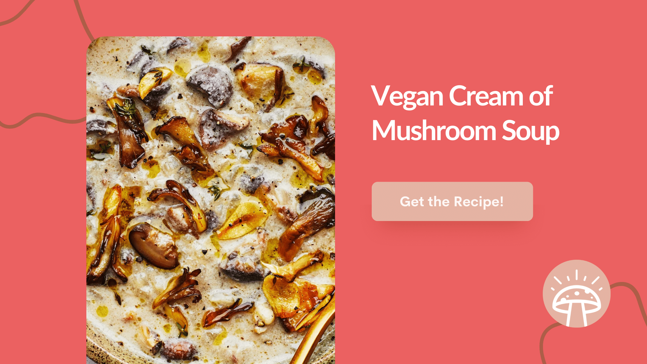 Thanksgiving Mushroom Recipe - Vegan Cream of Mushroom Soup