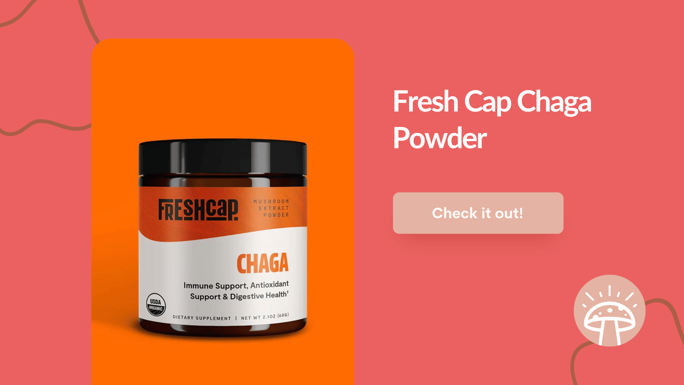 FreshCap Mushroom Powder