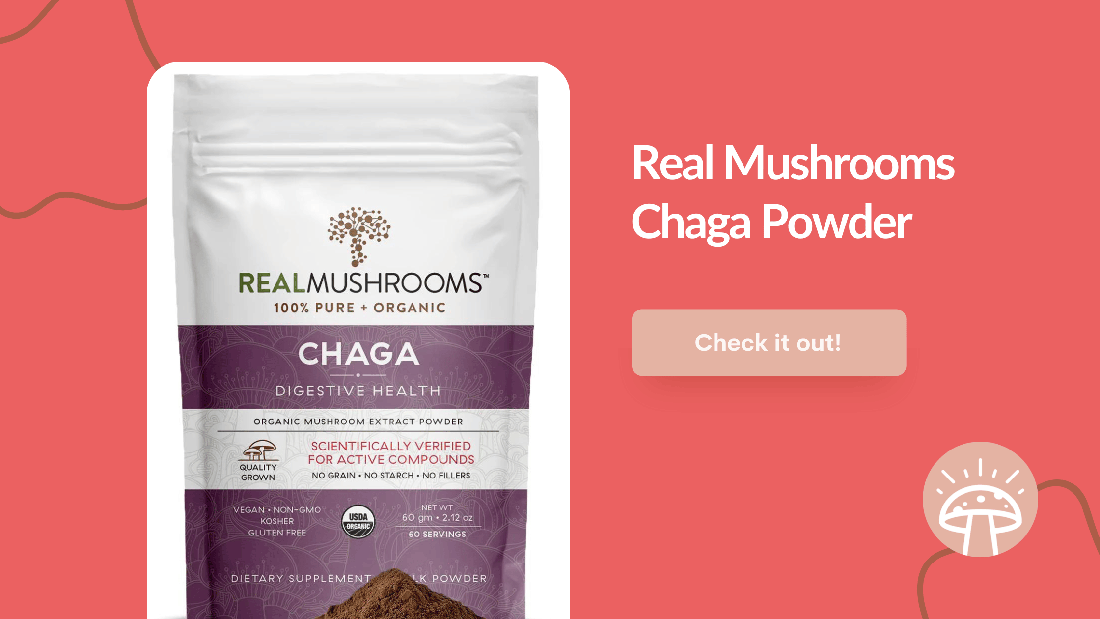 Real Mushrooms Chaga Powder