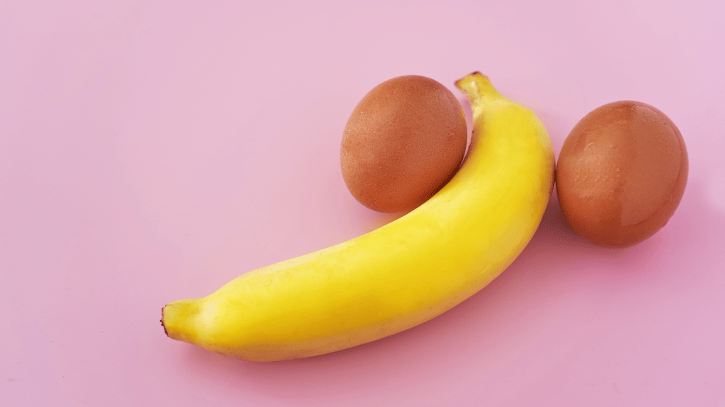 banana and eggs