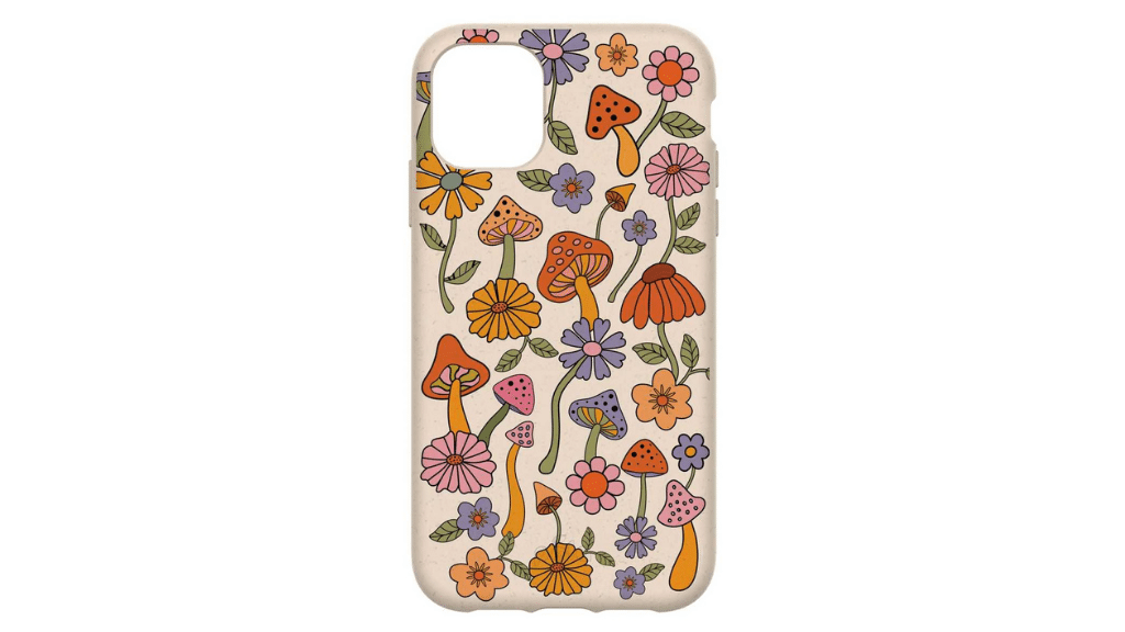 recycled mushroom phone case