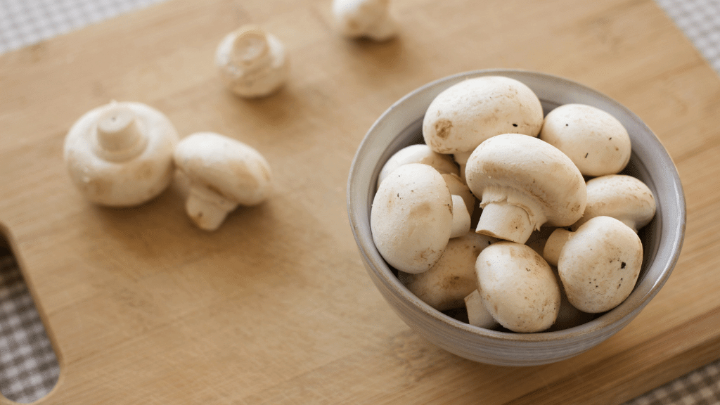 button mushroom for diet