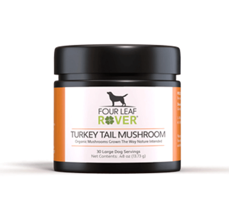 Four Leaf Rover Turkey Tail Mushrooms - 30 Large Dog Servings