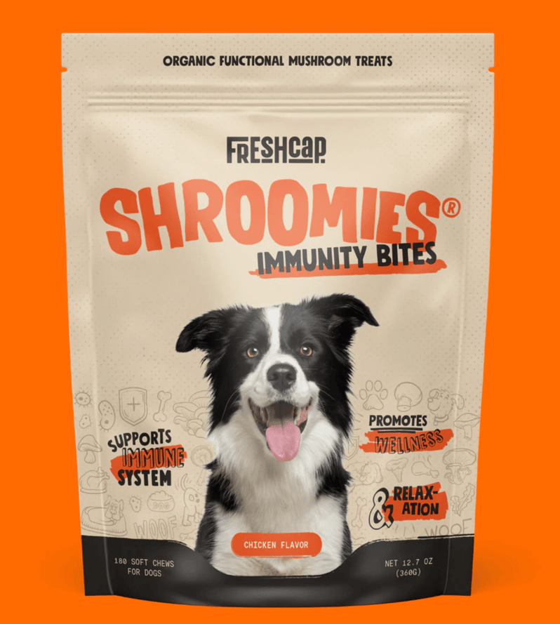 FreshCap Shroomies Immunity Bites - Chicken Flavor