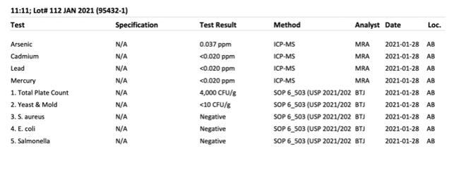 Rainbo safety tests