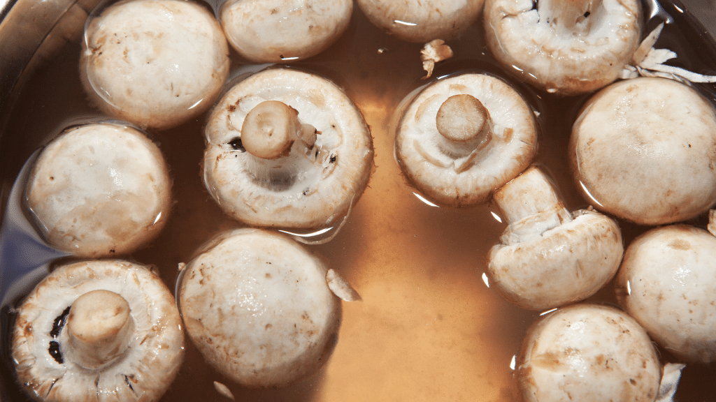 blanching mushrooms for freezing