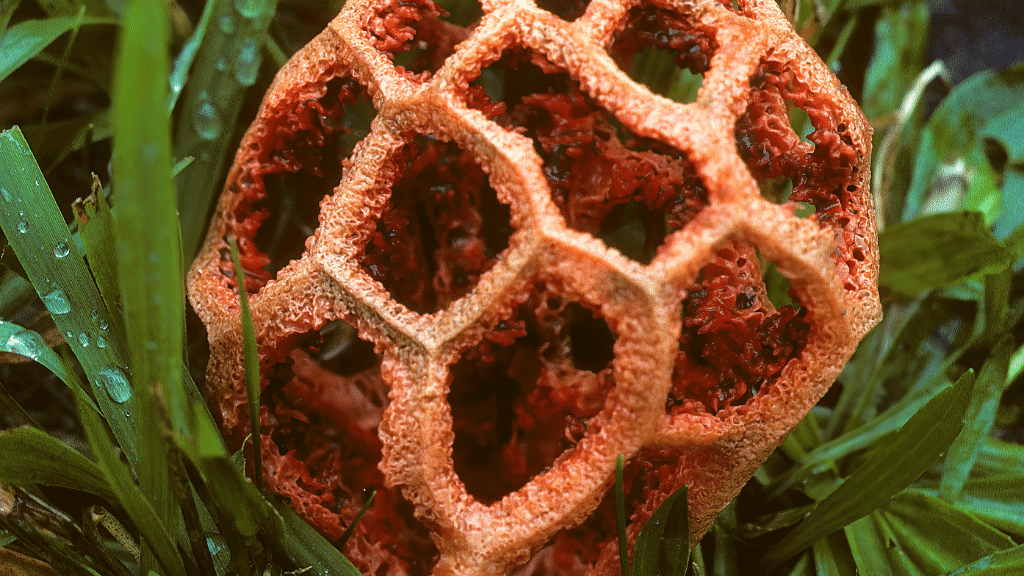 weirdest mushrooms latticed stinkhorn
