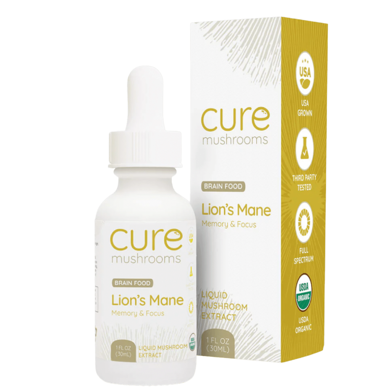 Cure Mushroom Lions Mane Tincture Review